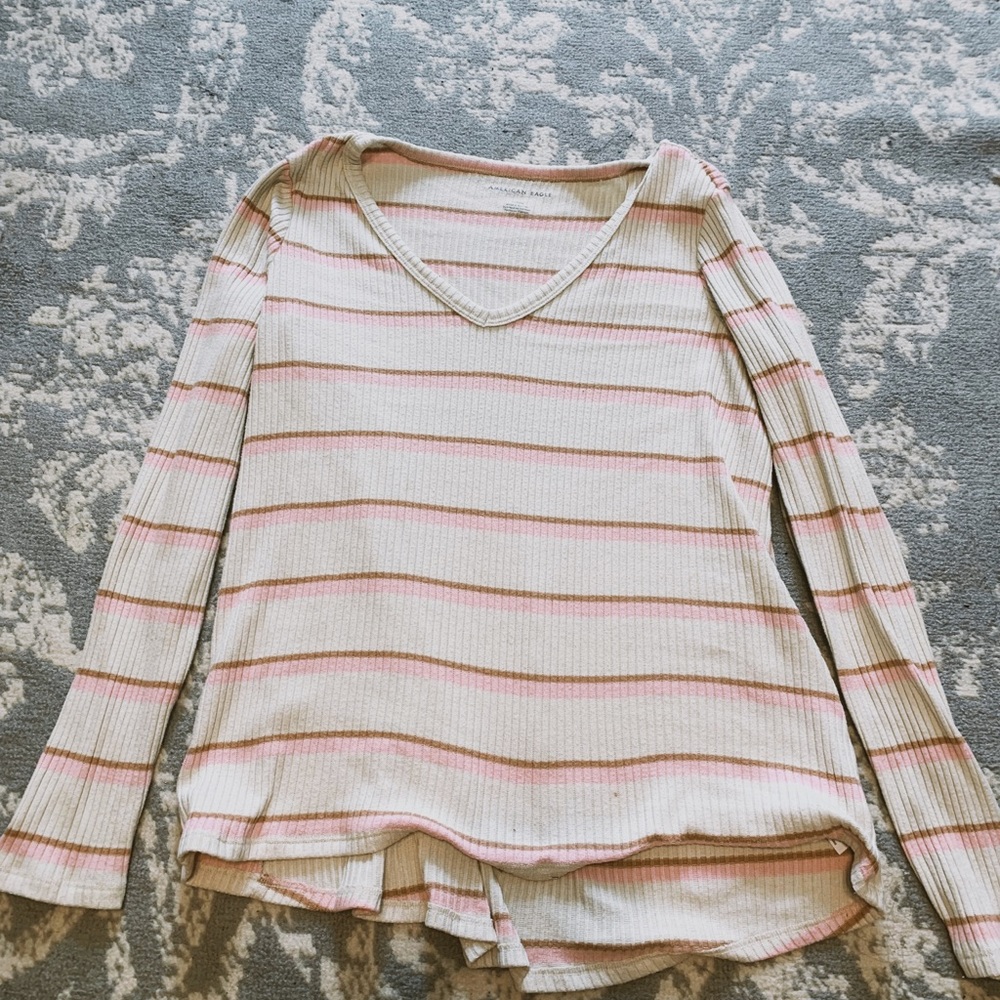 American Eagle Stripe Sweater